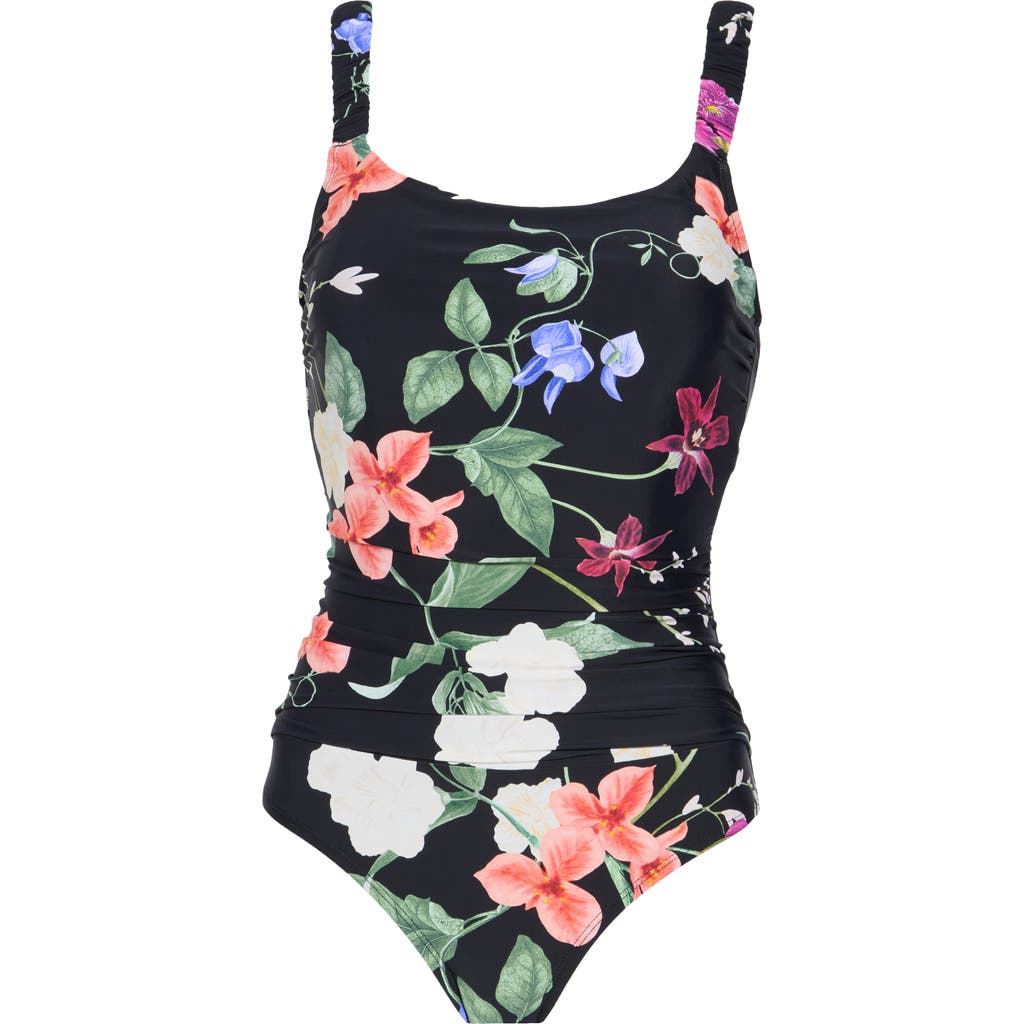 Jantzen Jolie One-piece Swimsuit In Floral Fantasy