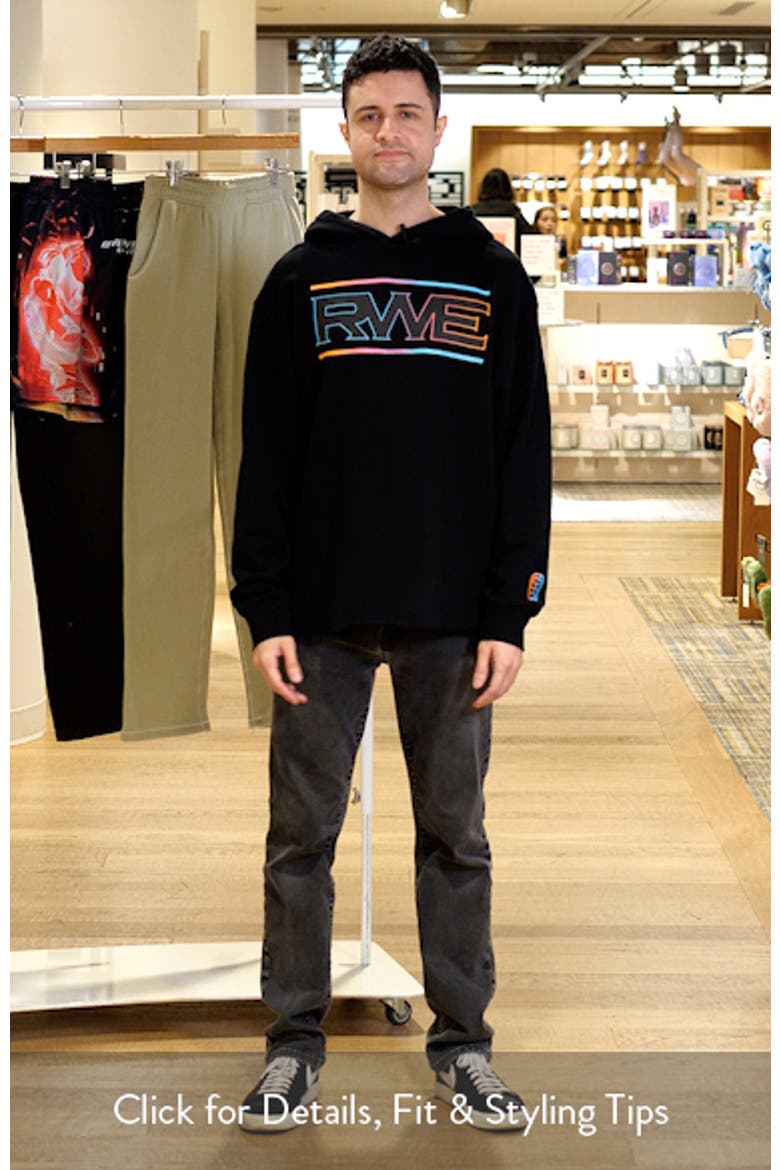 Elite RWE Oversize Raw Edge Tie Dye Logo Hoodie video