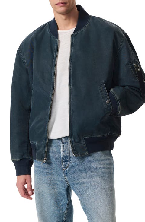 Rag Bone Jacket Womens Size XS Black Bomber Embroidery Satin