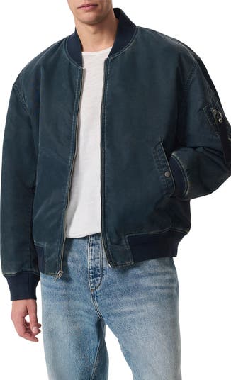 Denim Jacket Rag And Bone 44 Bomber Jacket Rag Bone Manston Nylon