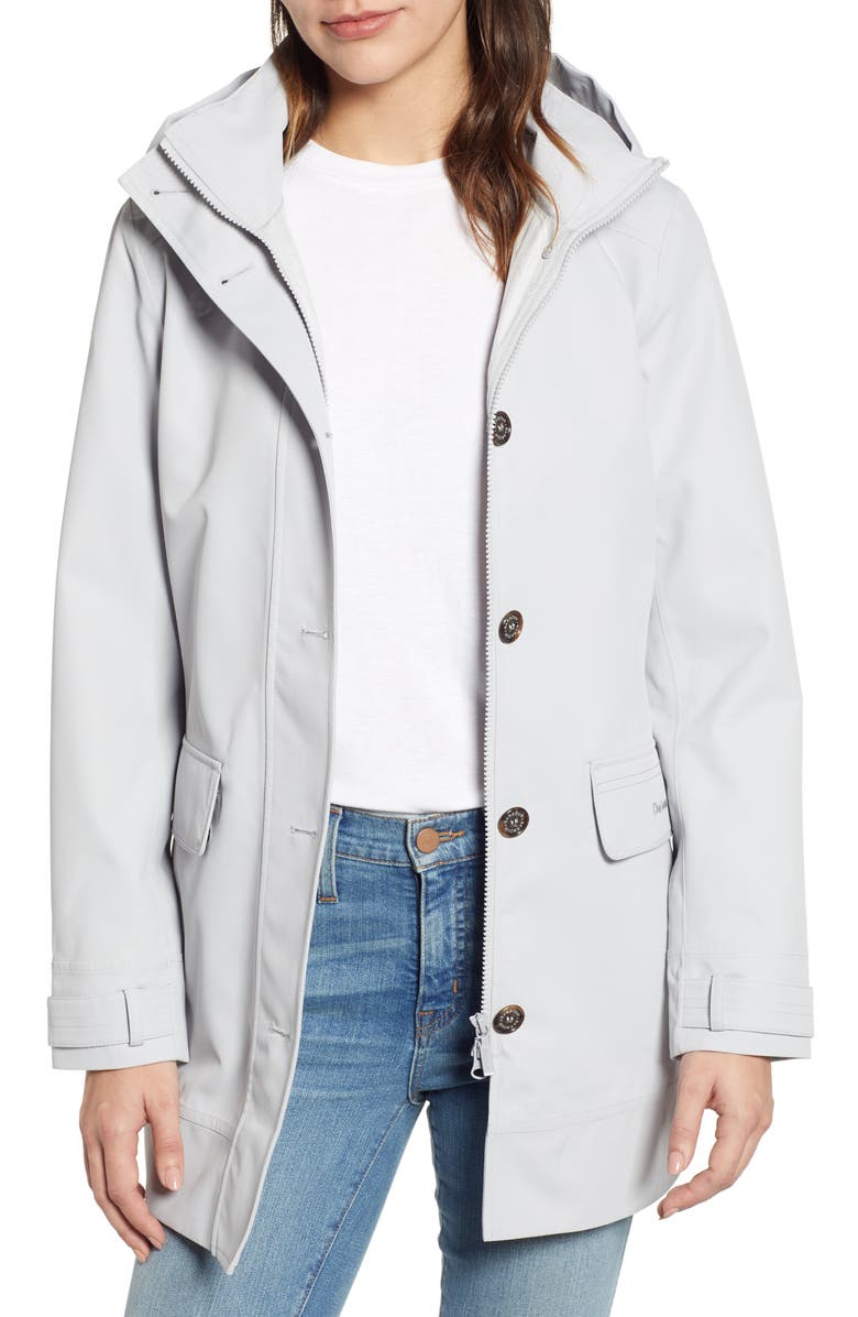 Barbour Backwater Waterproof Hooded Raincoat, Main, color, 