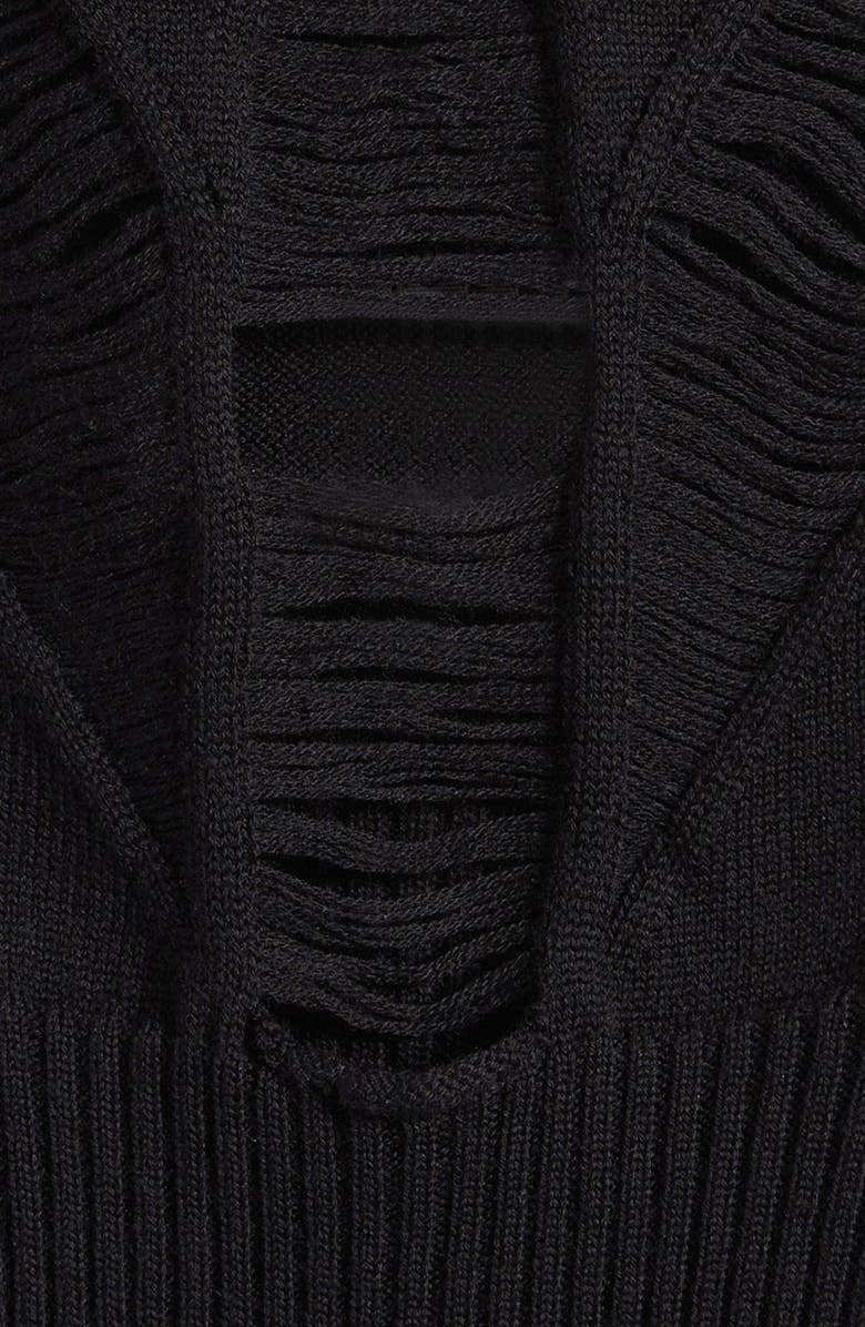 Rick Owens Passamontagna in Maglia Wool Balaclava, Alternate, color, 