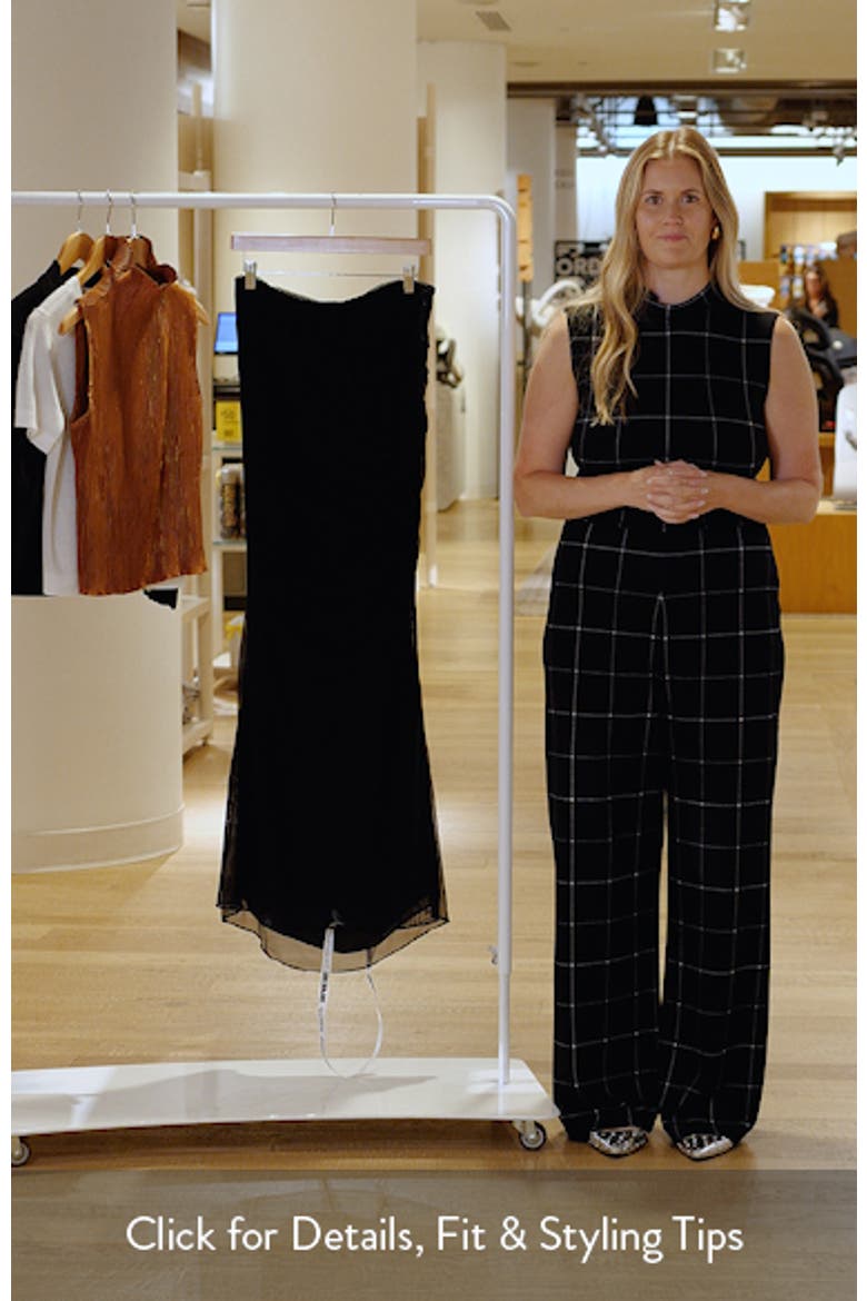 Cassidy Mesh & Tulle Maxi Skirt video