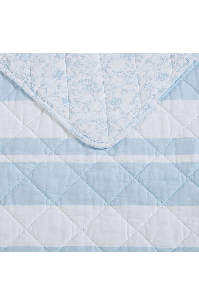 Nautica Seafront Stripe Reversible Cotton Comforter & Sham Set, Alternate, color, 