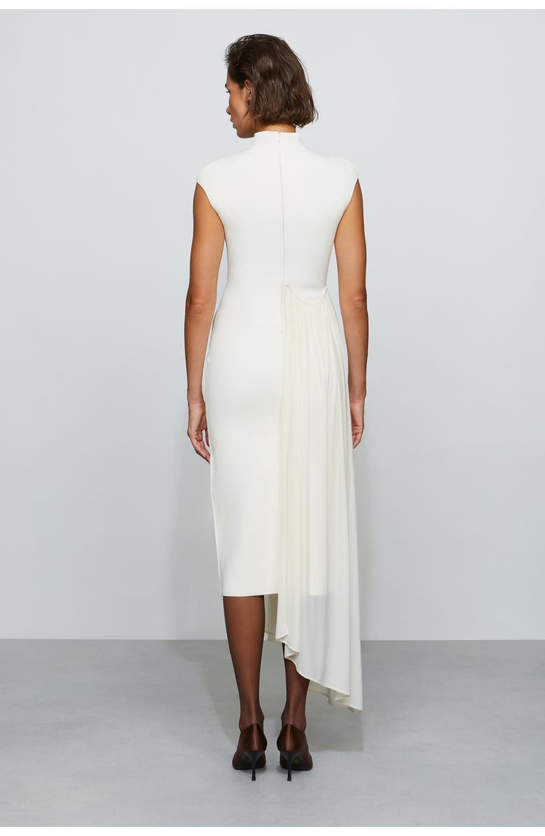 Et Ochs Francis Knit Combo Midi Dress, Alternate, color, Ivory