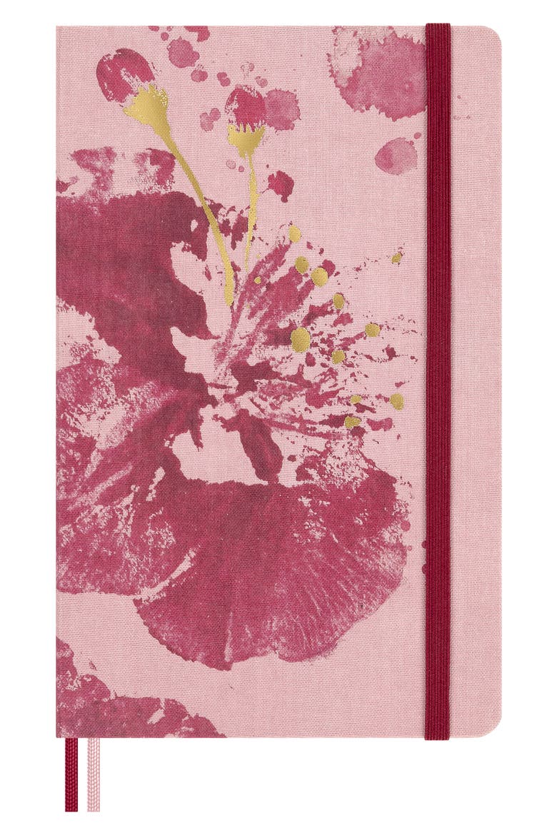 Sakura Large Plain Notebook, Main, color, PINK FLORAL