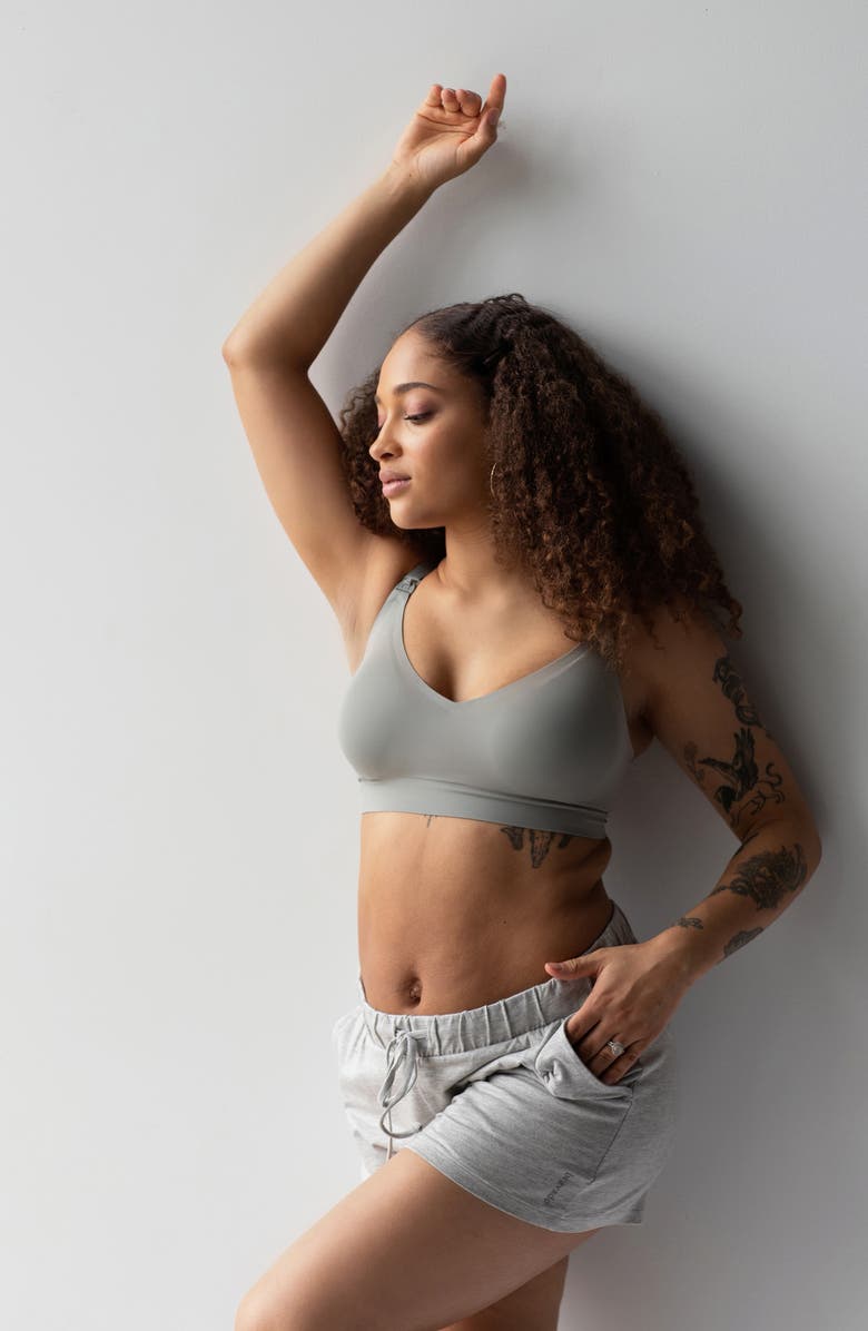 Bravado Designs Enrich Wireless Nursing Bra, Alternate, color, Sage