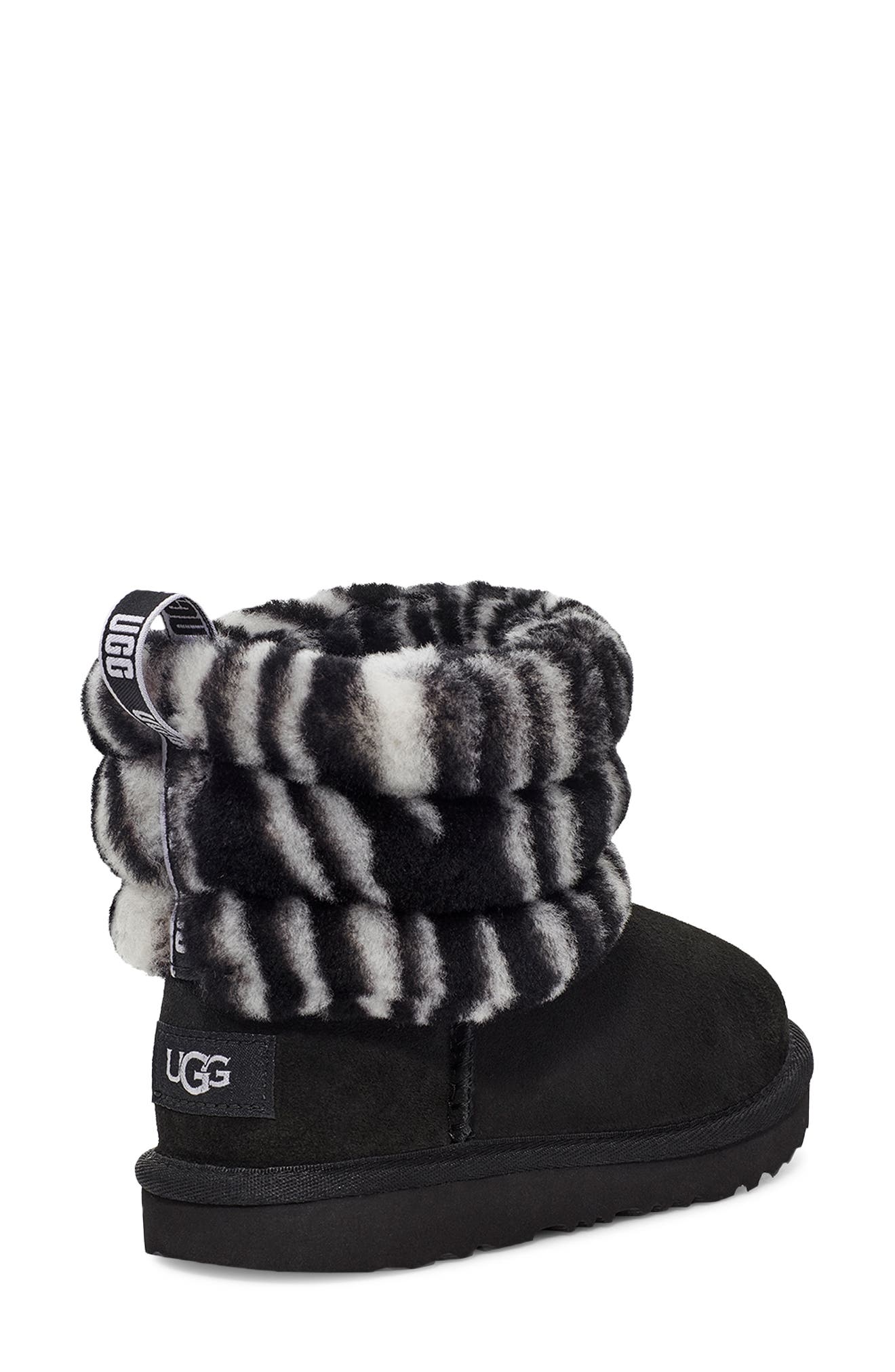 UGG<sup>®</sup> Mini Fluff Genuine Shearling Bootie, Alternate, color, 