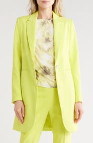 DKNY Peak Lapel Topper Blazer