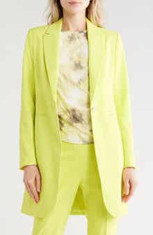 DKNY Peak Lapel Topper Blazer