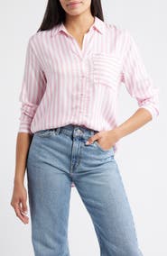 beachlunchlounge Eden Long Sleeve Button-Up Shirt