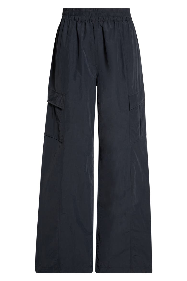 Wide Leg Cargo Pants, Alternate, color, BLACK