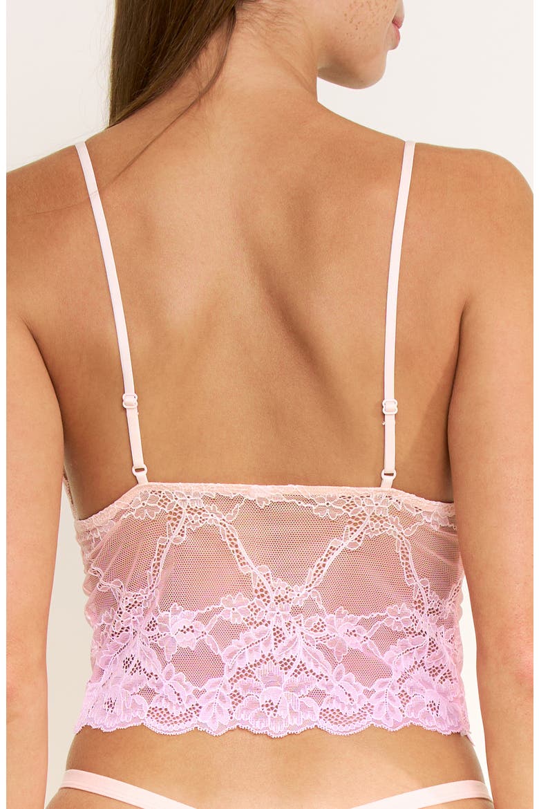 Riot Lace Crop Camisole, Alternate, color, SUNSET CORAL OMBRE