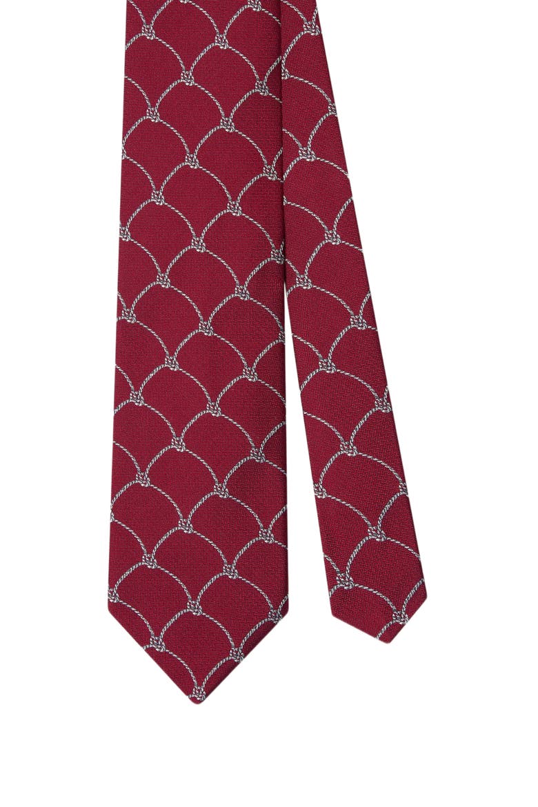 Robert Net Rope Best of Class Necktie, Main, color, Red