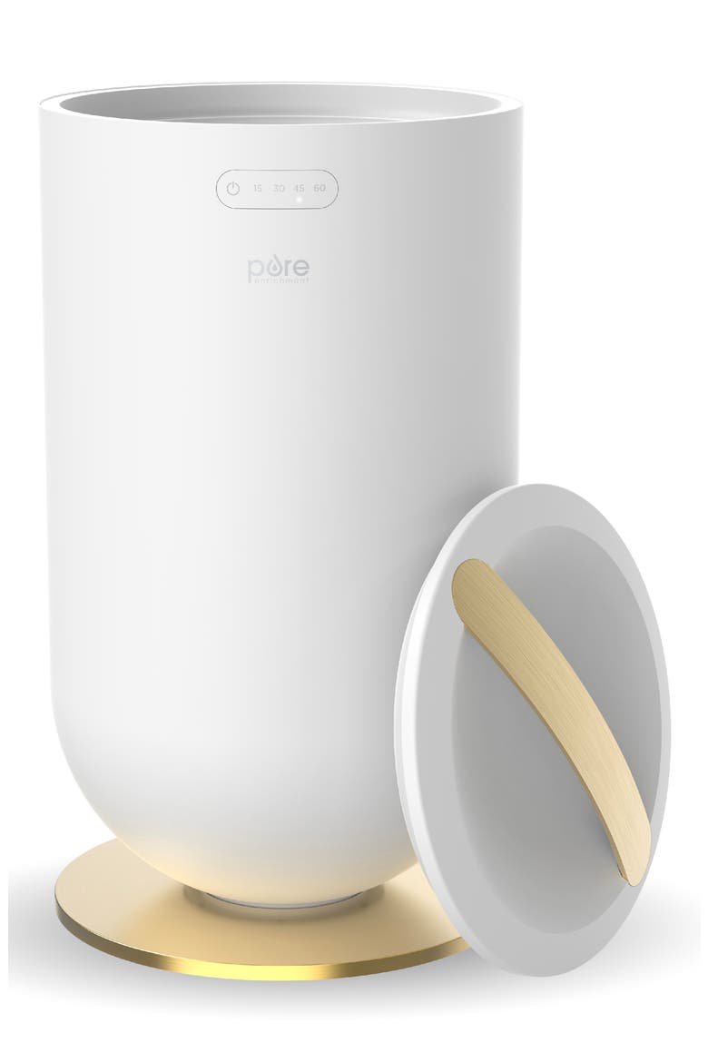X-Large Towel & Linen Warmer, Main, color, WHITE GOLD
