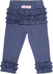 RuffleButts Toddler Girls Ruffle Leggings with Signature Rear Ruffles