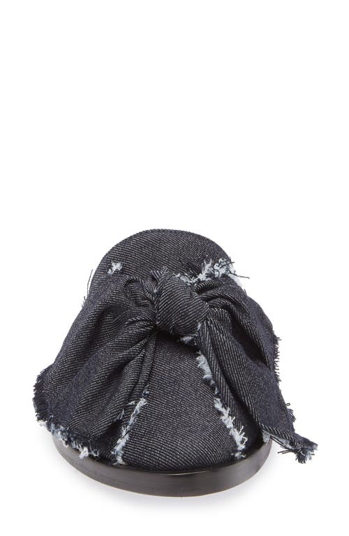 Allsaints Rumour Frayed Mule In Black