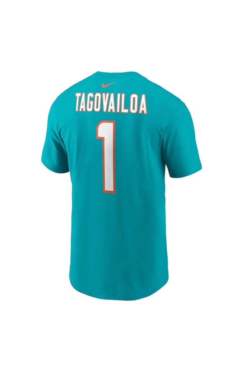 Nike Men's Nike Tua Tagovailoa Aqua Miami Dolphins Player Name & Number T-Shirt, Alternate, color, Aqua