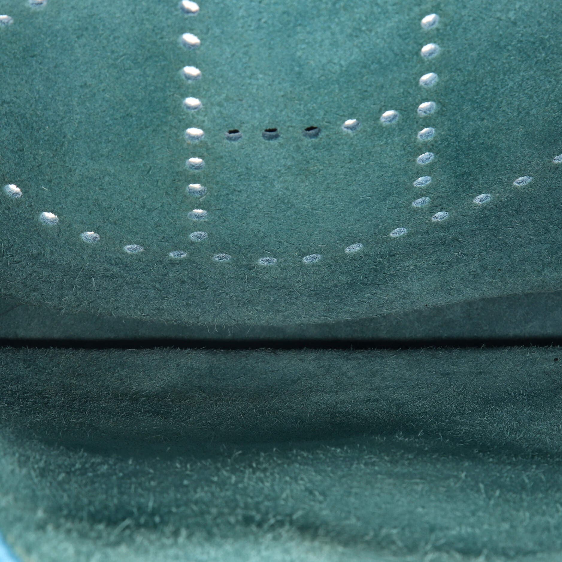 Pre-Owned Hermes Evelyne Bag Gen III Clemence GM, Alternate, color, Bleu Jean