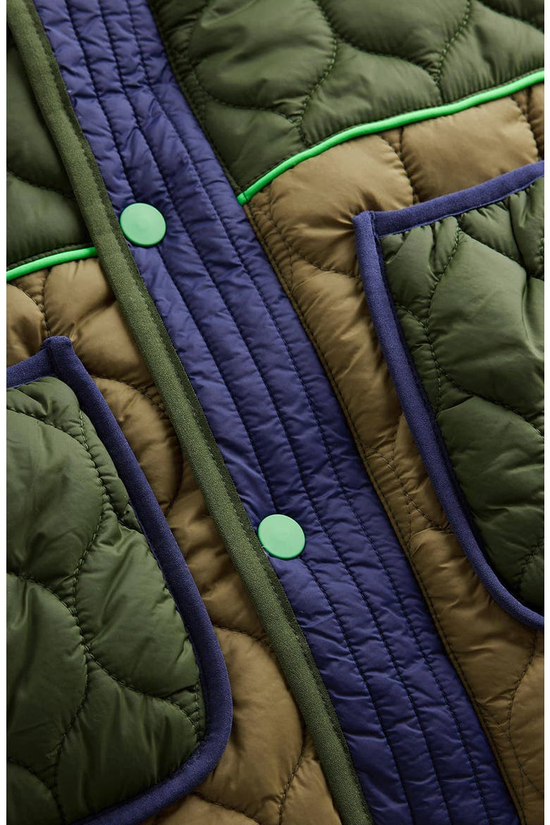 Kids' Onion Quilted Coat, Alternate, color, KHAKI