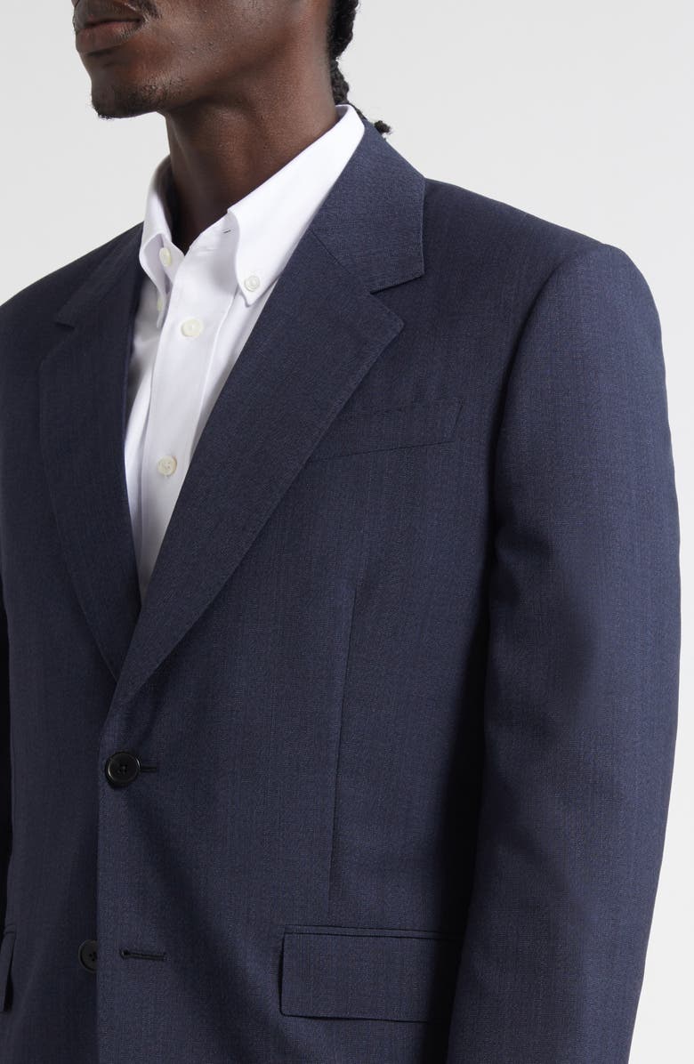 Givenchy Classic Fit Notch Lapel Wool Blazer, Alternate, color, Dark Blue