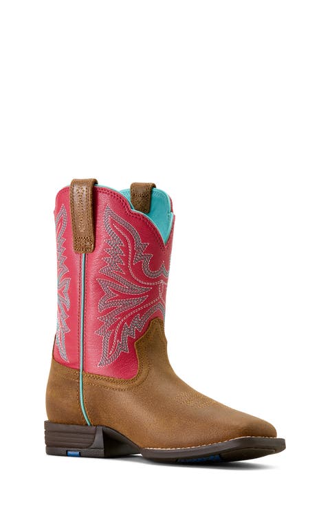 Kids' Westwood Wide Square Toe Western Boot (Toddler, Little Kid & Big Kid)
