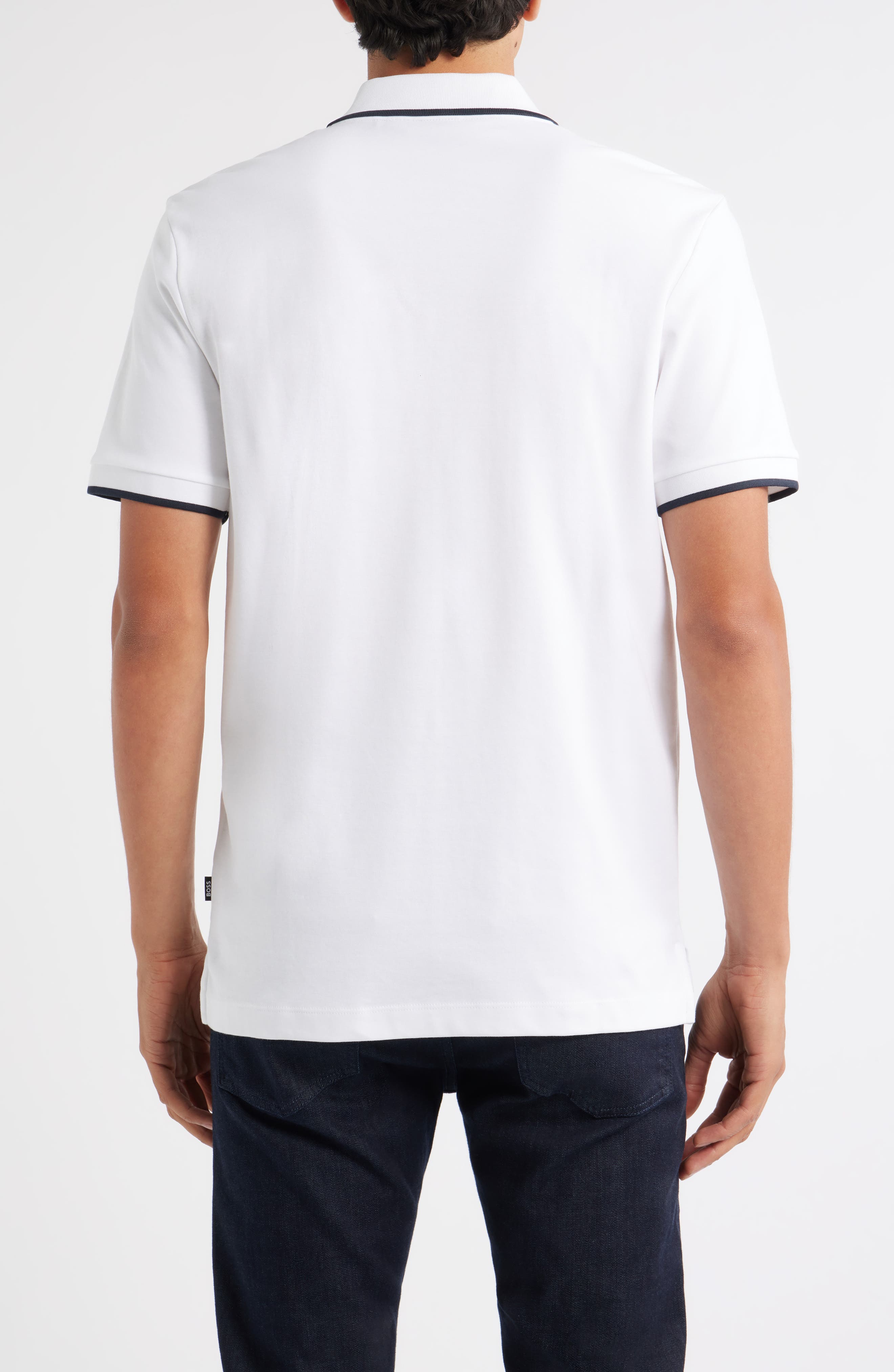 Parlay Tipped Cotton Polo - image 4