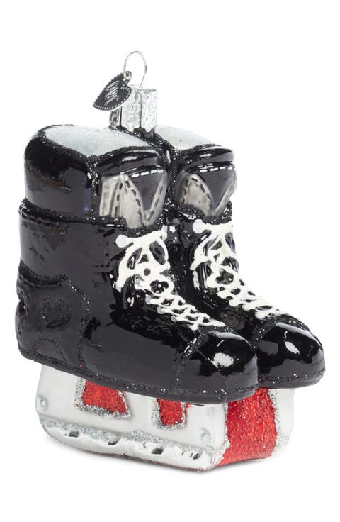 Hockey Skates Christmas Ornament