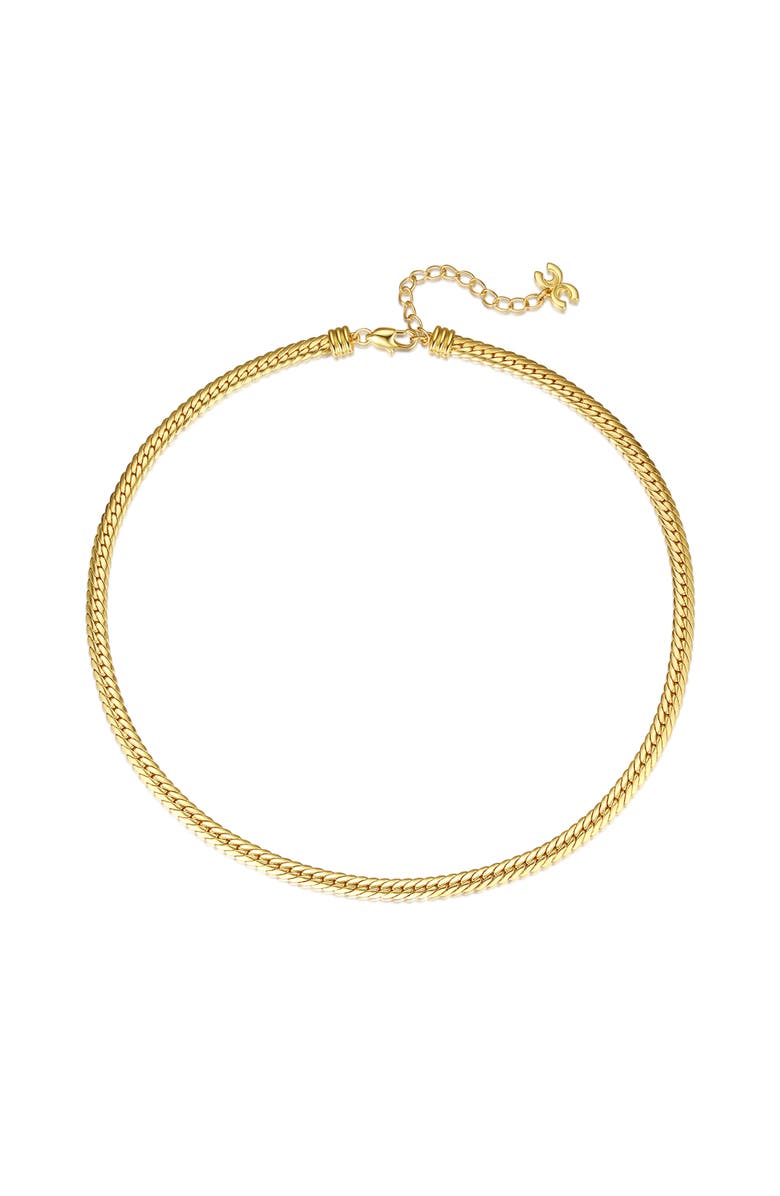 Classicharms Classic Herringbone Necklace, Main, color, Gold