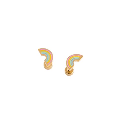 Pastel Rainbow Stud Earrings