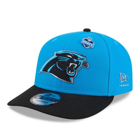 Men's New Era  Blue/Black Carolina Panthers 2026 NFL Draft On Stage Pre-Curved 9FIFTY Snapback Hat