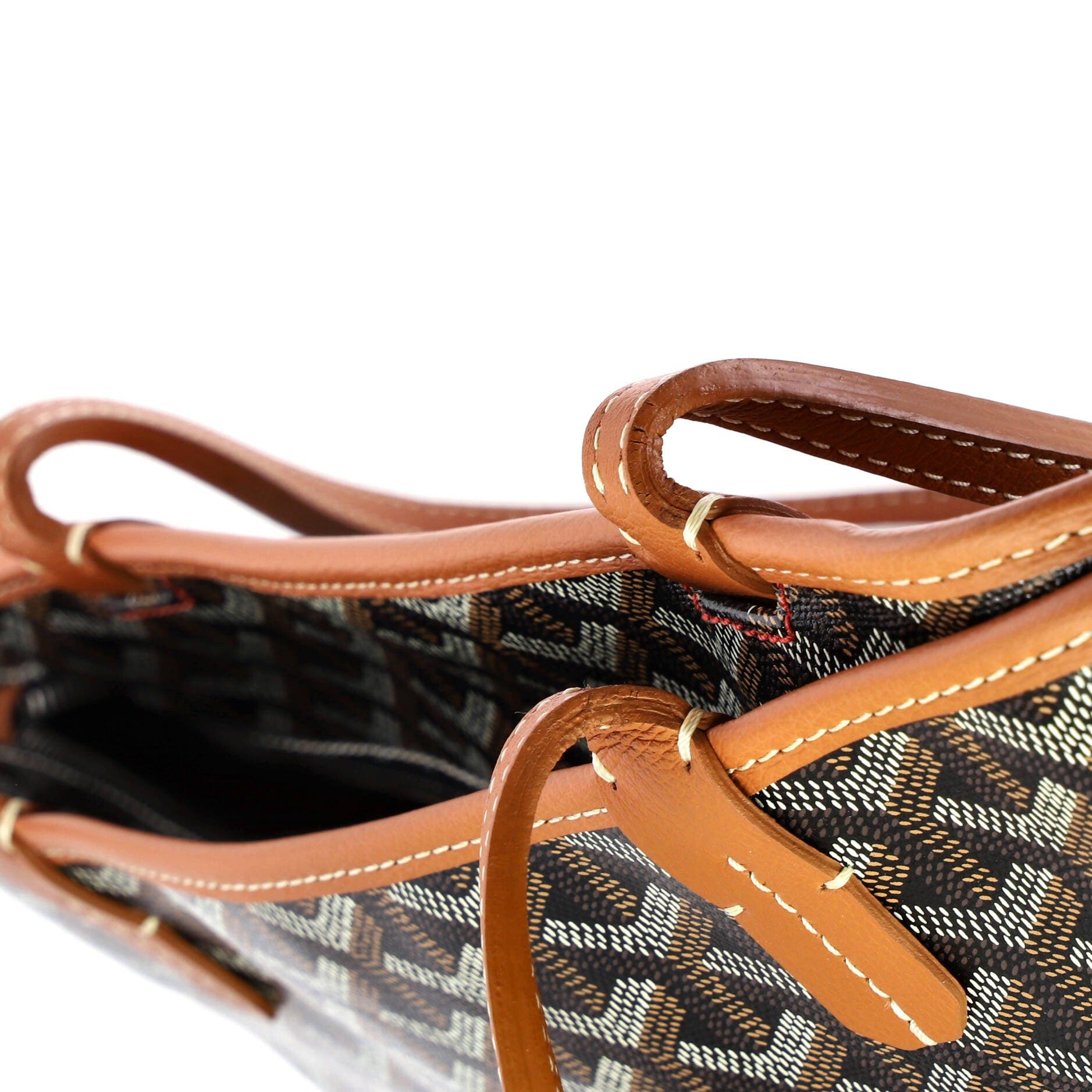 Pre-Owned Goyard Artois Tote Coated Canvas MM, Alternate, color, Brown