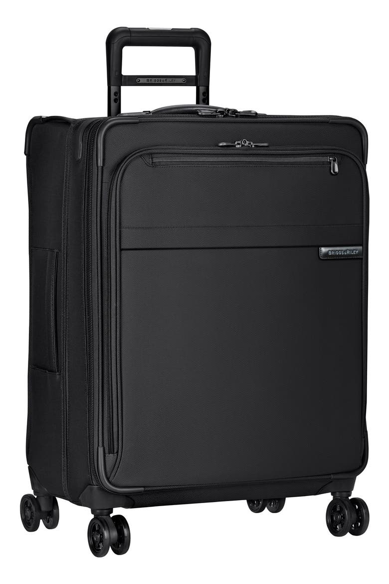 Baseline 25-Inch Expandable Spinner Packing Case, Main, color, BLACK