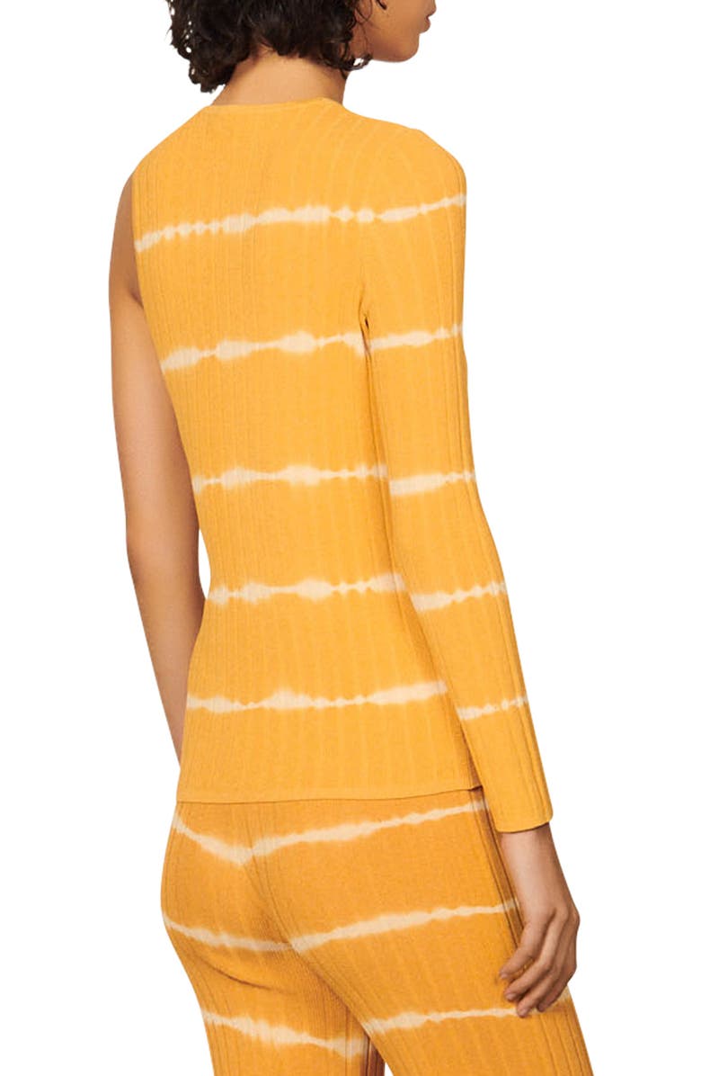 SANDRO Bali Ribbed Stripe Top, Alternate, color,