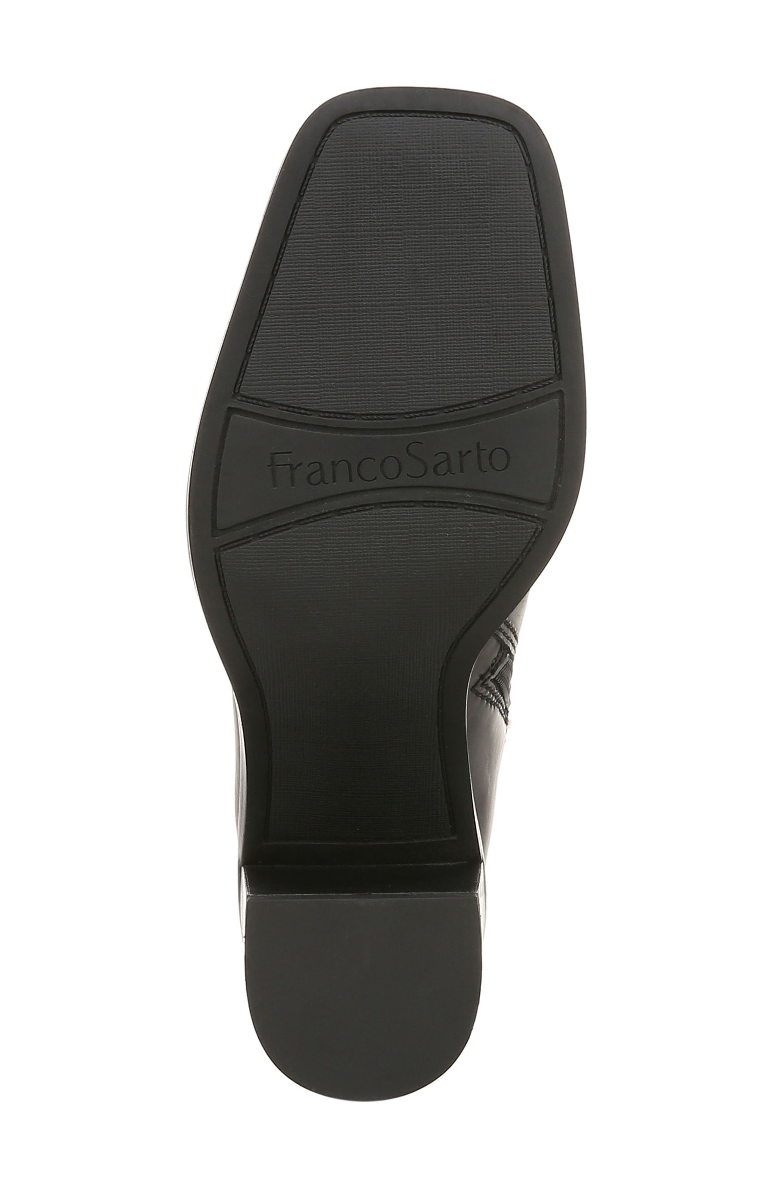 Franco Sarto Stevie Block Heel Bootie, Alternate, color, Black Wc