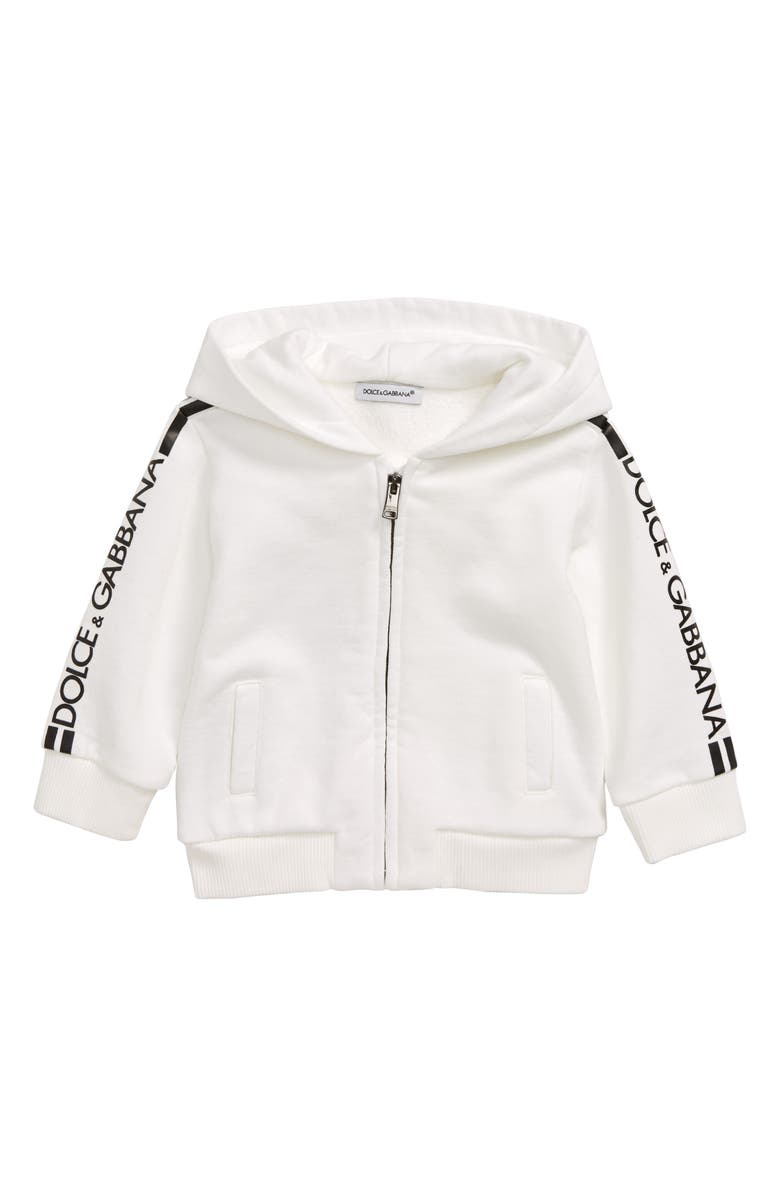 Dolce&Gabbana Cappuccio Con Full Zip Hoodie, Main, color, 