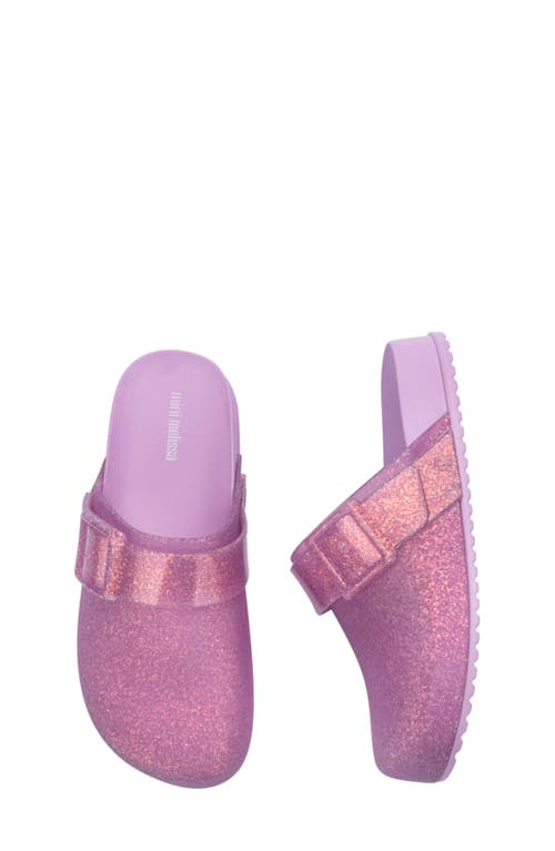 Mini Melissa Kids' Cozy Clog In Purple