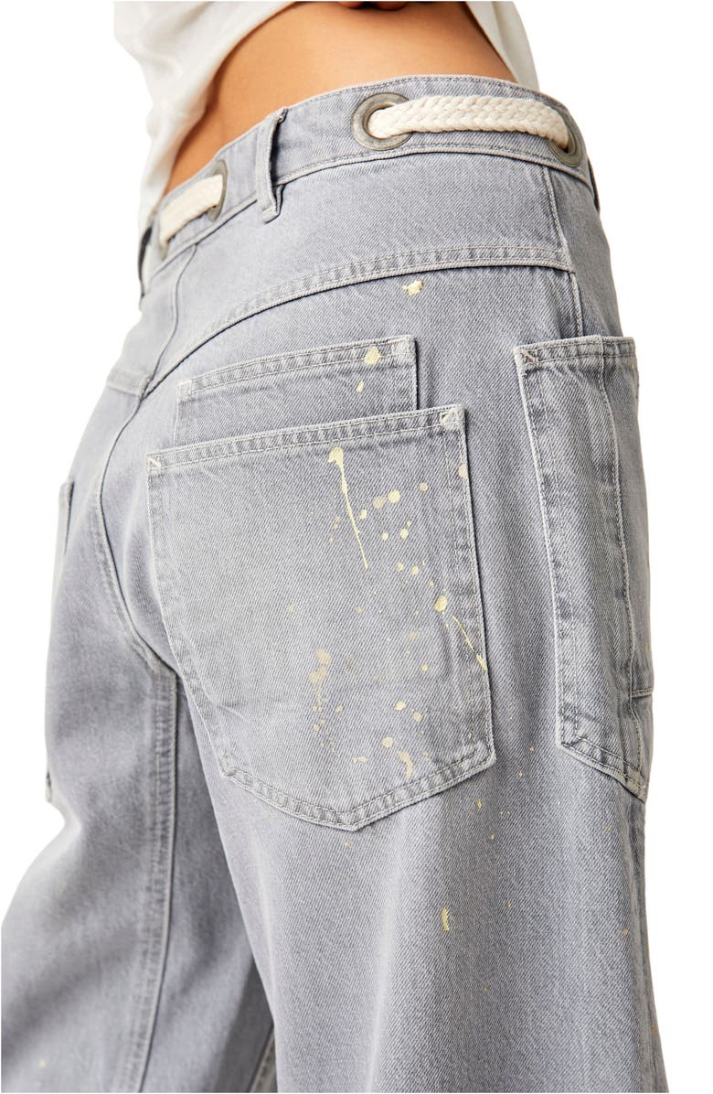 Free People Moxie Paint Spatter Jeans, Alternate, color,