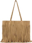 Reformation Luna Suede Tote Bag