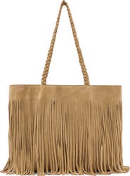 Reformation Luna Suede Tote Bag