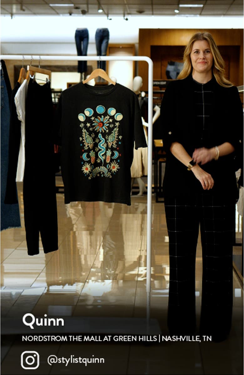 Mystic Oversize Cotton Graphic Tee, sales video thumbnail