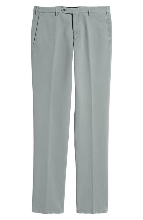 Zanella Stretch Lyocell & Cotton Casual Pants In Gray