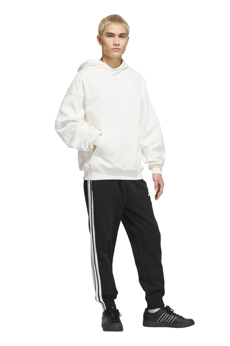 Cotton Fleece Hoodie, Alternate, color, OFF WHITE