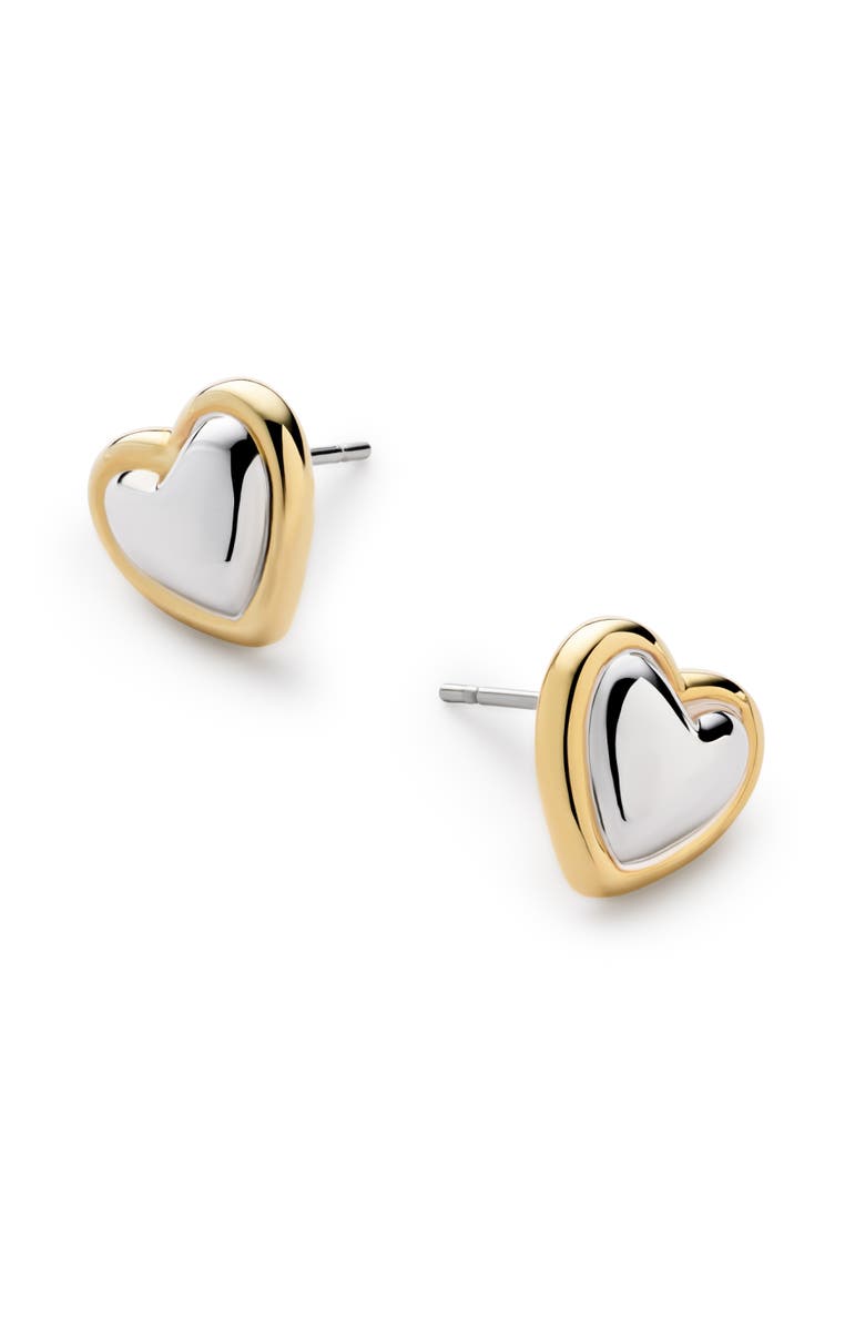 Ana Luisa Stud Earrings - Lev Studs Two Tone, Alternate, color, Two-Tone