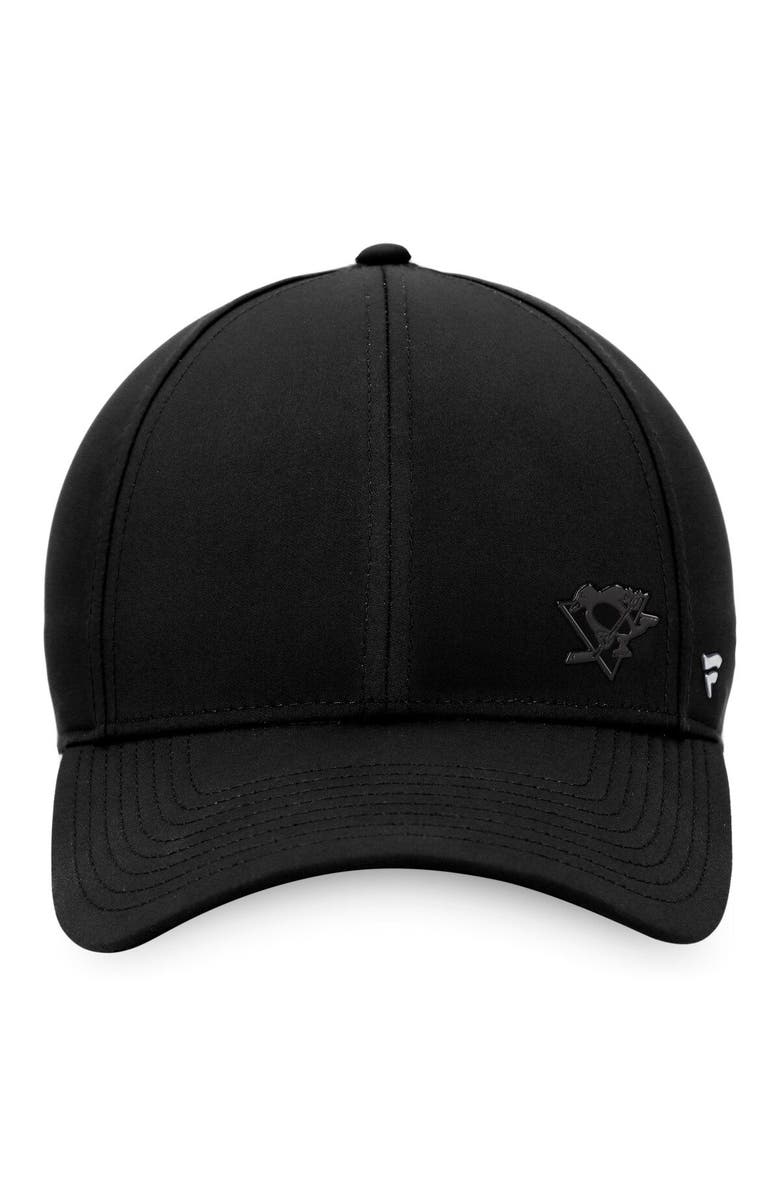 FANATICS Women's Fanatics Branded Black Pittsburgh Penguins Authentic Pro Road Structured Adjustable Hat, Alternate, color,