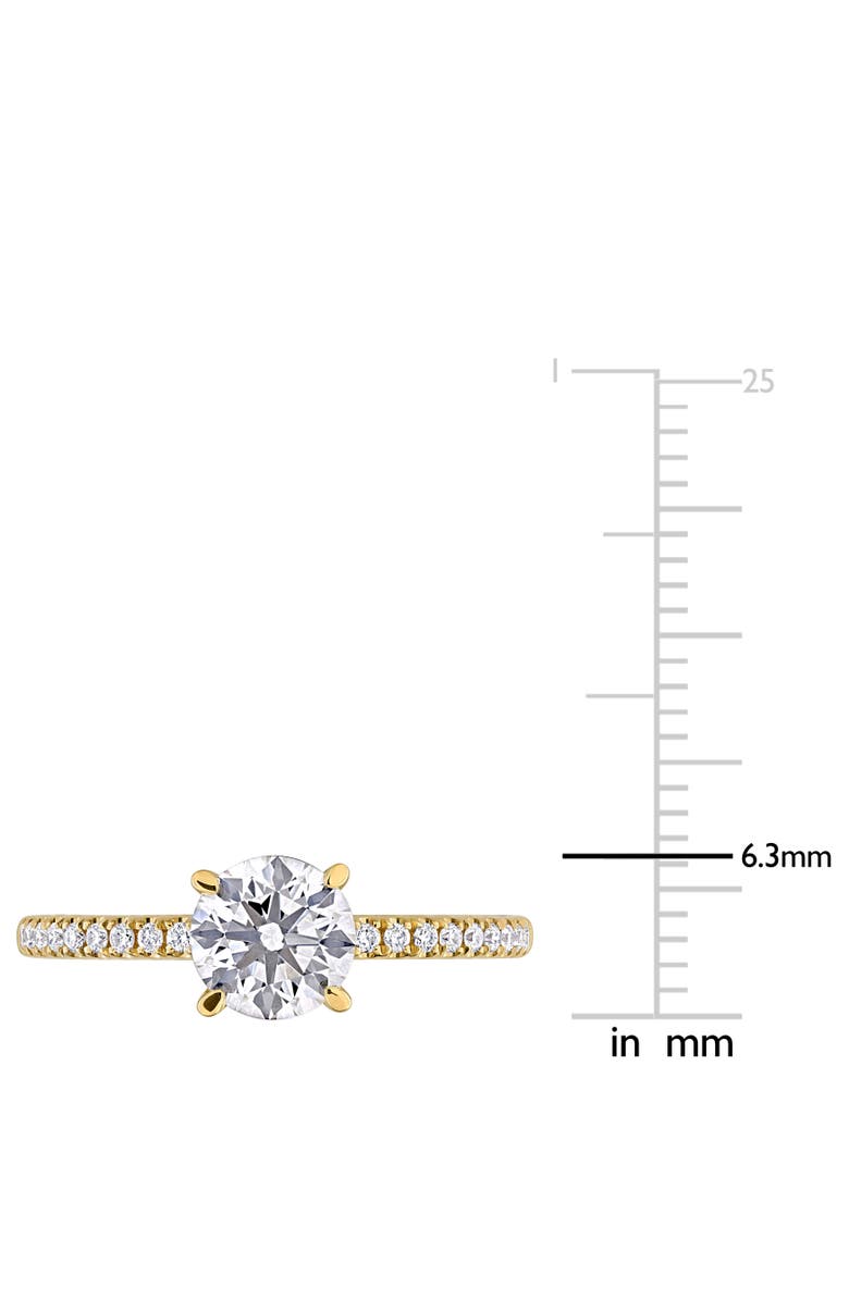 Julianna B. 1-1/6 CTW Lab-Grown Diamond Solitaire Ring 14k, Alternate, color, Yellow Gold