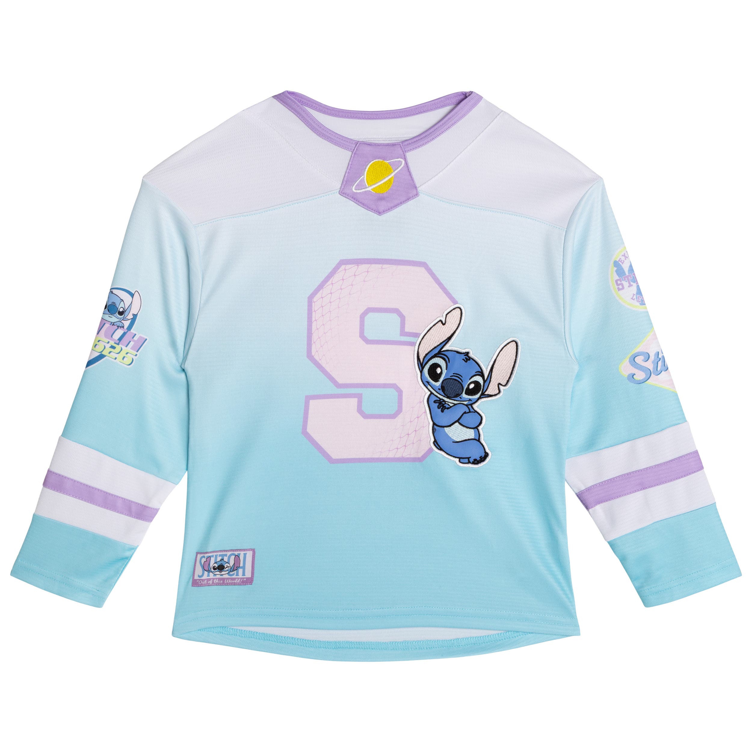 selected Sky Blue White Stitch