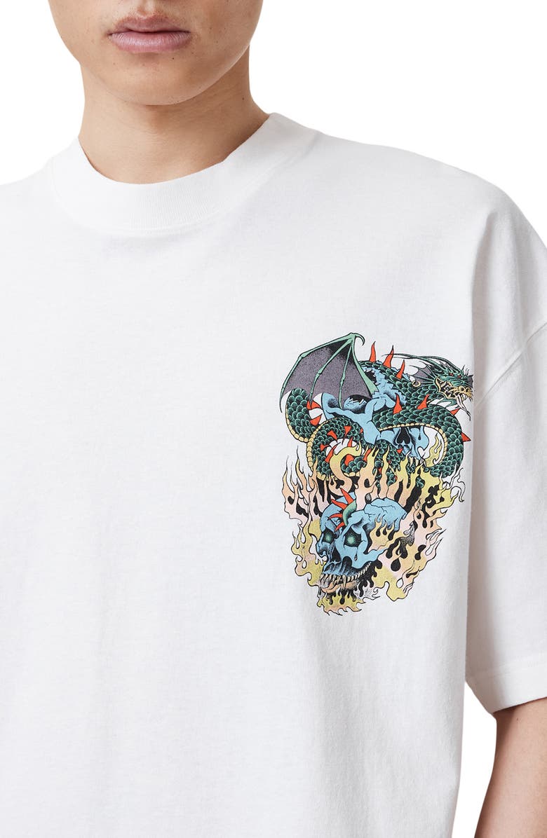 AllSaints Writher Cotton Graphic T-Shirt, Alternate, color, 