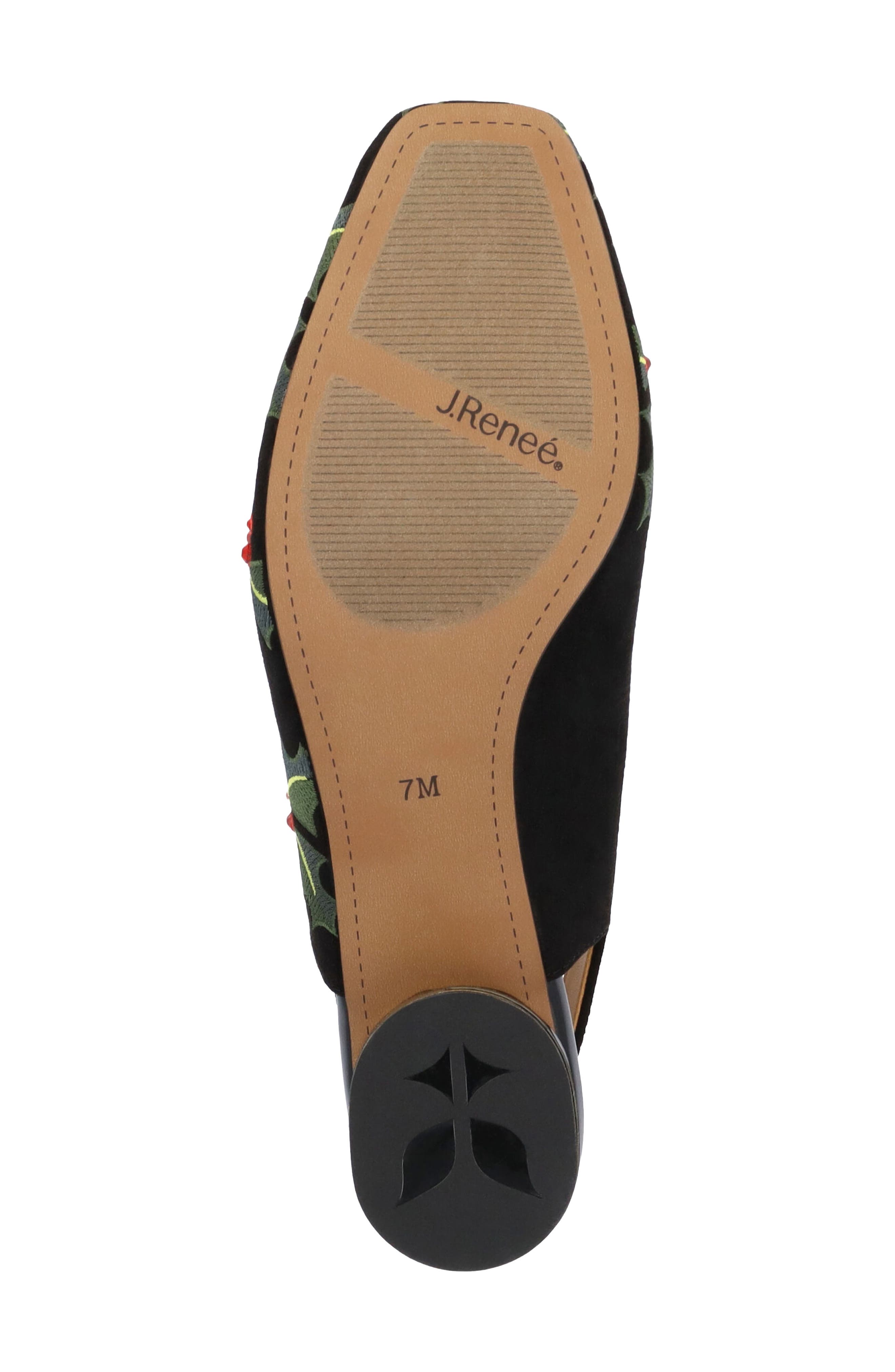 J. Reneé Hollee Slingback Pump, Alternate, color, Black/ Green/ Red