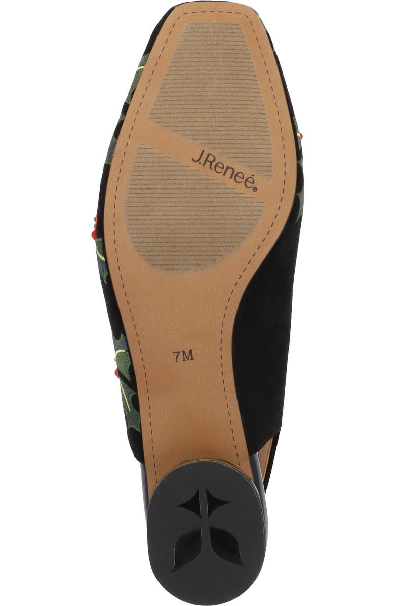 J. Reneé Hollee Slingback Pump, Alternate, color, Black/ Green/ Red